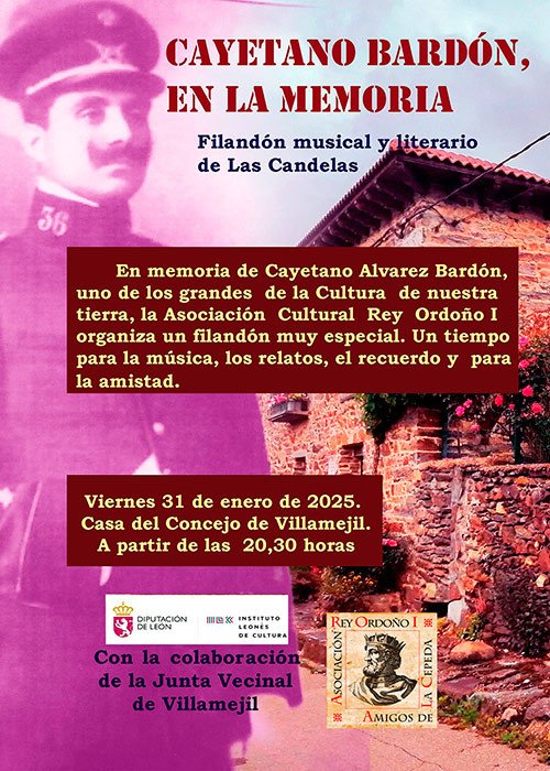 Filandón literario y musical en memoria de C. Bardón