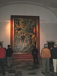 El martirio de San Mauricio y la Legión Tebana, de El Greco, es un cuadro con mucha historia. guiarte.com