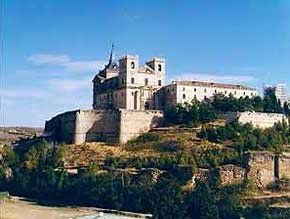 Imagen del imponente monasterio de Uclés. Foto guiarte