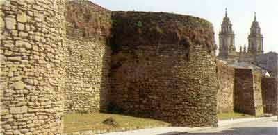 Imagen de las murallas de Lugo, Patrimonio Mundial de la UNESCO. Fotografía de Turgalicia.
