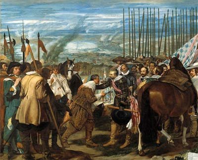 Madrid tiene una notabilísima oferta pictórica. Rendición de Breda. Velázquez. Museo del Prado