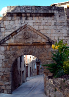 Detalle de puerta medieval.  I...