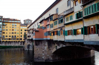 Ponte Vecchio, sobre el Arno,...