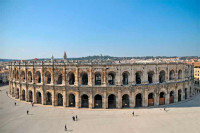 Anfiteatro romano en Nimes.  ©...
