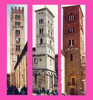 Bellas torres de Lucca. Imágen...