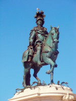 Estatua de bronce de José I, e...