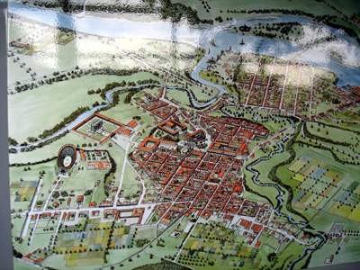 En algunos momentos, la ciudad alcanzó un notable desarrollo, dominando la vera del Rin.
