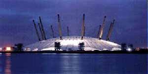 Espectacular imagen del Millennium Dome. Fotografía de millennium.gov.uk
