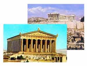 Realidad y pasado del Partenón ateniense.