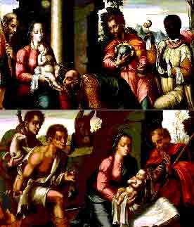El Museo del Prado, presenta dos adoraciones de Luis de Morales.