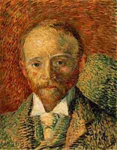 Vincent van Gogh. Retrato de Alexander Reid, 1887. Óleo sobre tabla. Glasgow Museums. © Glasgow City Council (Museums)