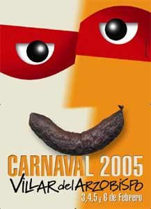 Cartel anunciador del carnaval de Villar del Arzobispo