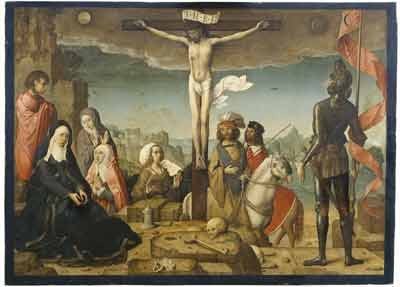 Juan de Flandes, Crucifixión.