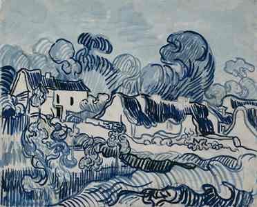 Landscape with cottages, 1890. Van Gogh Museum, Amsterdam (Vincent van Gogh Foundation)