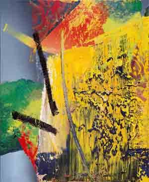 B.B. Gerhard Richter, 1985. Acrílico sobre tela. De la exposición La obra maestra desconocida