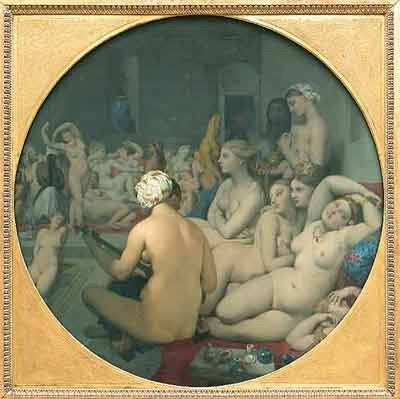 El baño turco.1862 © Musée du Louvre/A. Dequier - M. Bard