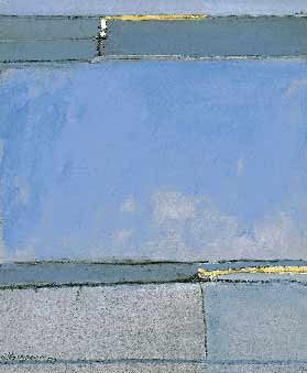 Blau-gris (Blue-gray), 1979. Acrílico sobre madera / Acrylic on canvas. 73 x 60 cm. Galería Joan Prats, Barcelona