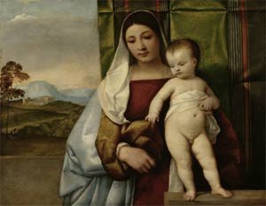 Tiziano, Zigeunermadonna, um 1510.(© Wien, Kunsthistorisches Museum)