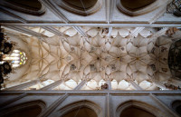 Interior de la catedral, bóved...