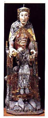 Virgen de la Majestad. Siglo XII. Catedral de Astorga.