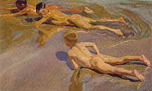 niños en la playa, una de las obras más conocidas de Sorolla.