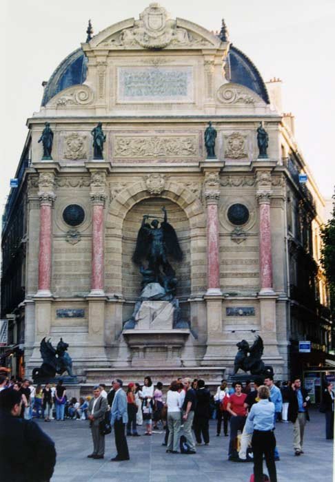 La plaza de San Miguel, cerca del Sena, en París. Foto guiarte