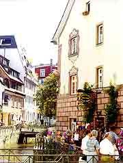El pintoresco Schneckenvorstadt (antiguo suburbio). Copyright foto guiarte