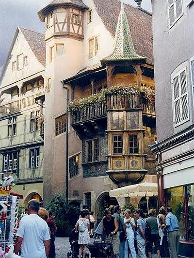 La famosa casa de Pfister en Colmar. Imagen de Guiarte.com