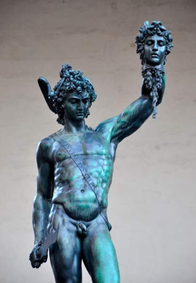 Perseo, de Benvenuto Cellini, en la Loggia della Signoria
