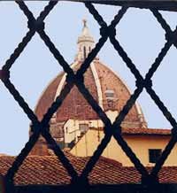 La magnífica cúpula del Duomo, desde la Biblioteca. Foto guiarte. Copyright