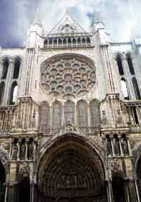Partada sur de la catedral de Chartres. guiarte.