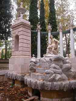 La fuente de Apolo, en el Jardín del Príncipe. Imagen de guiarte.com. Copyright