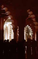 Interior del palacio árabe de...