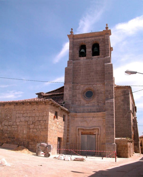 El actual templo parroquial de Castrojeríz, Santo Domingo. Imagen de Guiarte.com