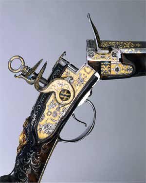 Escopeta de 1736. Detalle. Patrimonio Nacional.
