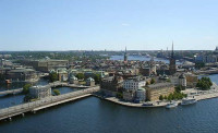 Vista panorámica de Estocolmo...