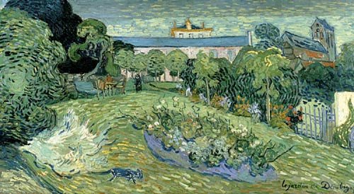 Vincent Van Gogh. El jardín de Daubigny. Colección Rudolf Staechelin. Kunstmuseum, Basilea.