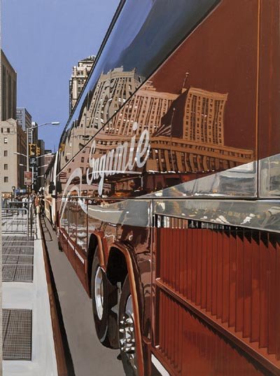 Tour Bus of the World Trade Center. Richard Estes. 2005