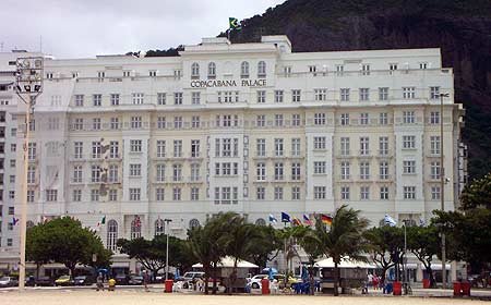 El hermoso e histórico Hotel Copacabana Palace de Rio de Janeiro.