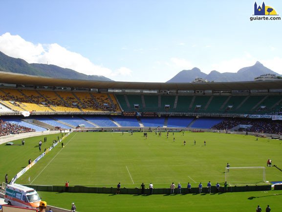 Estadio Maracaná, de Río de Janeiro, durante un partido de fútbol.