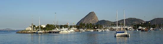 Vista de la Bahía desde el entorno del Museo de Arte Moderno de Rio.