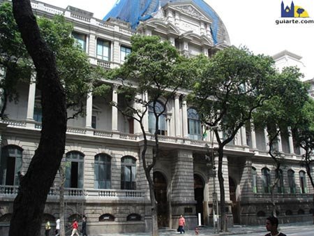 Edificio sede del Museo Nacional de Bellas Artes de Río de Janeiro.