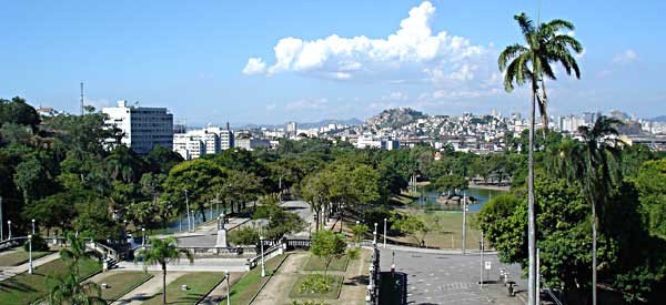 Centro de Rio visto desde la Quinta de Boa Vista.
