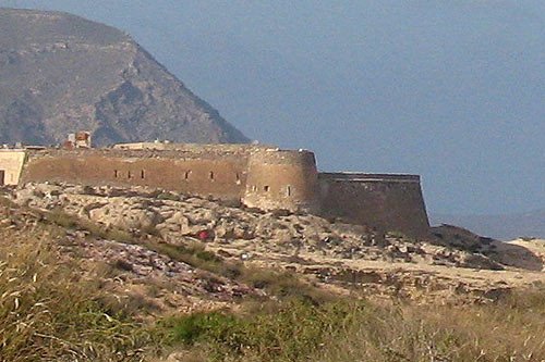 Castillo de San Ramón, cerca de Rodalquilar. Guiarte.com. Copyright.