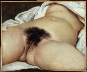 L´'origine du monde. Gustave Courbet, 1866. Paris, musée d´Orsay. Photo RMN / Hervé Lewandowski