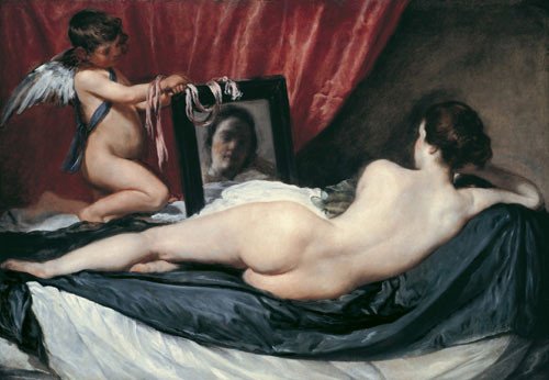 La Venus del espejo .Diego Velázquez. Londres, National Gallery.