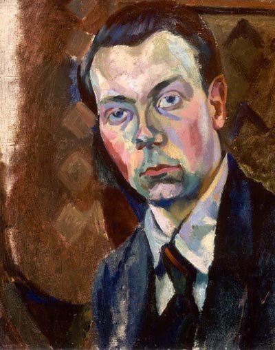 Robert Delaunay, Autoretrato. 1908. Óleo sobre lienzo.