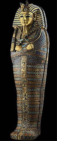 Cofre de las visceras de Tutankamón. Sandro Vannini