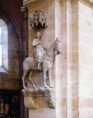 Bamberger Reiter, en la catedral. Imagen de Bayern Tourismus. Marketing GmbH.
