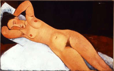 Amedeo Modigliani. Desnudo recostado, 1917. Staatsgalerie Stuttgart